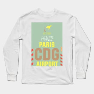 Paris CDG vintage style Long Sleeve T-Shirt